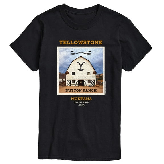 Yellowstone - Dutton Ranch Barn - Men's Short Sleeve Graphic T-Shirt