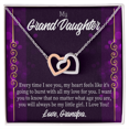 thumbnail image 2 of To Granddaughter Every Time I See You Inseparable Necklace, 2 of 7