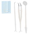 thumbnail image 3 of Pinzas para espejo bucal, 10 juegos de raspador Dental para boca, herramientas bucales, funcionalidad inteligente, 3 of 8