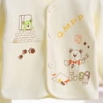 thumbnail image 4 of CAUYDY Newborn Girl Outfits Preemie Boy Pajamas Baby Layette Long Sleeved Shirt Warm Hat 2Pants Bib 5 Pieces Soft Set for Unisex Infant Fall Sizes 0-3 Months,Yellow, 4 of 7