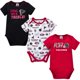 thumbnail image 1 of Gerber NFL - Body unisex de manga corta para bebé, paquete de 3, color del equipo, 18 meses, 1 of 1