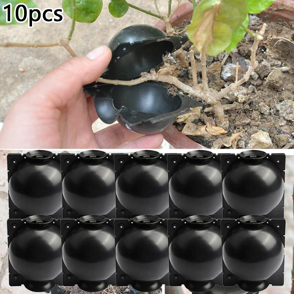 10x Reusable Plant Rooting Grow Box High Pressure Propagation Ball Layering Pod 