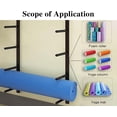 thumbnail image 4 of Yoga Mat Wall Storage Rack  Holds 2/4/6/9 Yoga Mats  Wall Mounted Home Gym Storage Rack For Dumbbells, Kettlebells, Rolle, 4 of 8