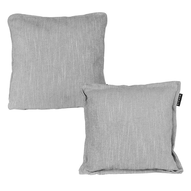 Set de 2 Cojines (1 Cuadrado + 1 Cuadrado Grande) Petra Gris