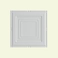 thumbnail image 1 of Fasade Easy Installation Portrait Matte White Glue Up Ceiling Tile/ Ceiling Panel (12" X 12" Sample), 1 of 3