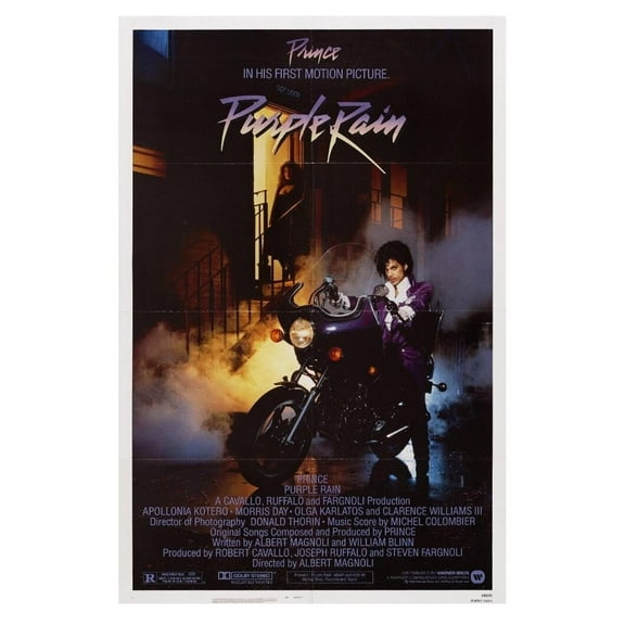 Purple Rain 1984 Movie Wall Art Film Print for Theater Movie Night Room Decor Poster