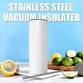thumbnail image 2 of Sublimation Tumblers 20 Skinny Straight, Stainless Steel Sublimation..., 2 of 5