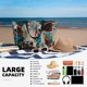 thumbnail image 5 of Easygdp Colorful Graffiti Cow Bolsa de Viaje de Playa de Gran Capacidad, Bolsa Tote Perfecta para la Playa, Escapadas de Fin de Semana y Viajes, 5 of 7