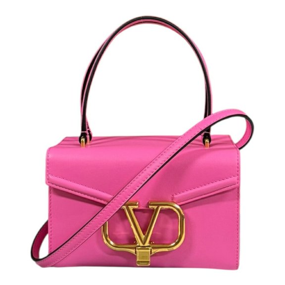 Pre-Owned Valentino Leather Shoulder Bag XW2B0K29ZXL Pink Women's VALENTINO 2-Way (Good)