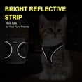 thumbnail image 4 of Arnés para mascotas con correa Fida Comfy para perro y gato XXS negro, 4 of 7
