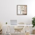 thumbnail image 3 of Stupell Industries Contemporary Minimalist Muted Flower Vase Brown Floating Frame Canvas Art, 18 x 18, by Heidi Kuntz, 3 of 8