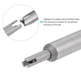 thumbnail image 3 of Unique Bargains M3 / 5# (Metric/Inch) 3 Flutes Broken Stripped Thread Tap Extractors, 3 of 5