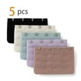 thumbnail image 2 of Women Bra Extenders 4-hooks 3-rows Bra Strap Extension, 5-Pack, 2 of 5