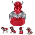 thumbnail image 4 of Minkissy Adorable Puppy Costume Red Polyester Dog Clothing 1Set for Photo Taking, 4 of 6