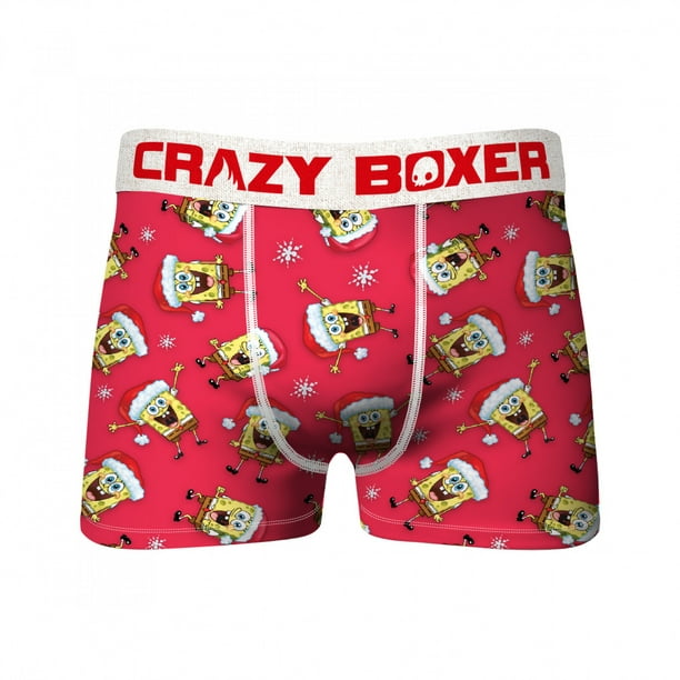 SpongeBob 814866-xlarge 40-42 Spongebob Squarepants & Patrick Holiday  Underwear Boxer Briefs, Extra Large 40-42 - Pack of 2