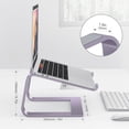 thumbnail image 2 of Soporte para portátil OMOTON, soporte de escritorio de aluminio para MacBook de 11 a 16 pulgadas, 2 of 7