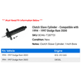 thumbnail image 2 of Clutch Cylinder - Compatible with 1994 - 1997 Dodge Ram 3500 1995 1996, 2 of 2