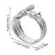 thumbnail image 5 of Anillo de nota musical con apertura ajustable y diamantes de imitación para uso diario., 5 of 5