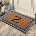 thumbnail image 3 of A1HC First Impression Rubber and Coir Albena 24" X 36" Bronze Finished Heavy Duty Monogrammed Doormat, 3 of 8