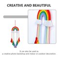 thumbnail image 6 of Rainbow Tassel Pendant Boho Tapestry Home Decor Hanging Woven Macrame Delicate Background Adorn Kids Room, 6 of 6