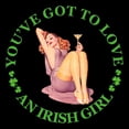 thumbnail image 3 of CafePress - Gotta Love An IRISH GIRL Copy Women's Dark Paj - Women's Dark Pajamas, 3 of 4
