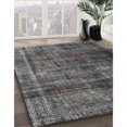 thumbnail image 2 of Ahgly Company Indoor Rectangle Contemporary Charcoal Gray Abstract Area Rugs, 5' x 8', 2 of 6
