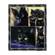 thumbnail image 2 of Manta de franela con estampado 3D de perro para sofá, ideal para la siesta, el aire acondicionado y el bebé. Ideal para niños y adultos., 2 of 8