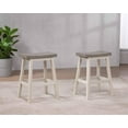 thumbnail image 2 of Tabouret de bar Sarah, ensemble de 2, Gris/Blanc, 2 of 2