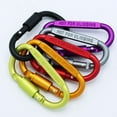 thumbnail image 3 of PAPADA Aluminum Alloy D-Shape Buckle Rock Climbing Carabiners Clip Twistlock Carabiners, 3 of 15