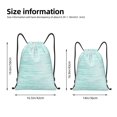 thumbnail image 4 of Easygdp Blue Bright Drawstring Backpack, Beach Sackpack, Travel Sackpack Lightweight for Sports, Gym, Travel, Swimming - Small, 4 of 9