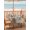 White Dark Gray Beige, variant on Outdoor Tablecloth with Umbrella Hole and Zipper, Farmhouse Flowers Rectangle Table Cloth 60x120 Inch Waterproof Tablecloth, Retro Floral Leaves Country Wood Board Picnic Table Cover for Patio