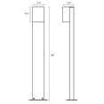 thumbnail image 7 of Sonneman 7343-Wl Box 1 Light 28" Tall Integrated Led Landscape Path Light - Grey, 7 of 7