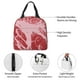 thumbnail image 4 of Easygdp Striped Meat Bolsa Térmica Premium - Tela Oxford Impermeable, Gran Capacidad, Bolsillo Frontal, Unisex para Trabajo, Escuela, Actividades al Aire Libre y Picnics, 4 of 8