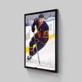 thumbnail image 3 of Connor McDavid Edmonton Oilers Toile Encadrée 20x29 Patinage avec Rondelle, 3 of 6