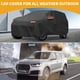 thumbnail image 2 of Funda para auto impermeable para todo clima, protección exterior completa contra el sol y la lluvia, con tiras reflectantes, negra para Honda Pilot, 2 of 7