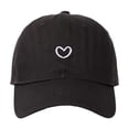 thumbnail image 1 of Trendy Heart Embroidered Baseball Cap for Casual Wear Outdoor Activities Versatile Fashion Accessory for All Seasons, 1 of 2