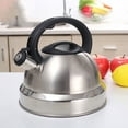 thumbnail image 4 of Tetera con silbido mango antiescaldaduras duradero tetera de acero inoxidable práctica ergonómica fácil de limpiar para estufa de gas ANGGREK Otros, 4 of 8