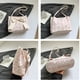 thumbnail image 5 of Bolso de hombro de lona moño para mujer - Material de poliéster, correa ajustable, 28x22x10cm, bolso ligero en rosa negro blanco – Bolso casual elegante para viajes, 5 of 6