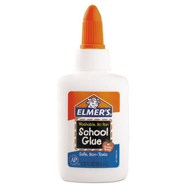 Washable School Glue, 1.25 oz, Dries Clear Washable School Glue, 1.25 oz, Dries Clear