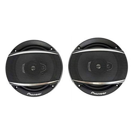 Pioneer Heat Resistant Coaxial Car Audio Speakers, 125 Watt 35 Watt, Black, 2 Pack