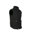 thumbnail image 4 of Women's Stand Collar Warm Padded Zip Closure Side Pockets Gilet Quilted Puffer Vest, 4 of 8