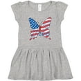 thumbnail image 3 of Inktastic Patriotic Butterfly Girls Toddler Dress, 3 of 5