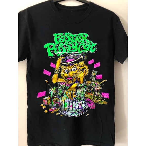 80s Hair Metal-Inspired Graphic Tee, Sleaze Rock Fan Shirt