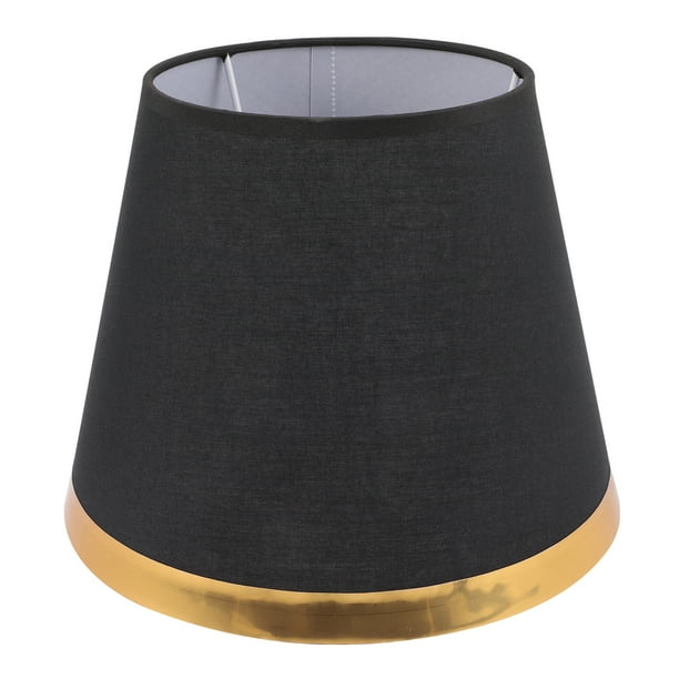 ColoMX Pantalla de tela decorativa con forma de tambor para lámpara de pared, lámpara de mesa, lámpara de pie