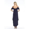 thumbnail image 3 of White Mark Robe Maxi à Épaules Dénudées pour Femmes, 3 of 4