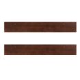 thumbnail image 6 of Kate and Laurel Levie Wood Picture Ledge Wall Shelf Set, Walnut Brown 2 Piece - 24", 6 of 6