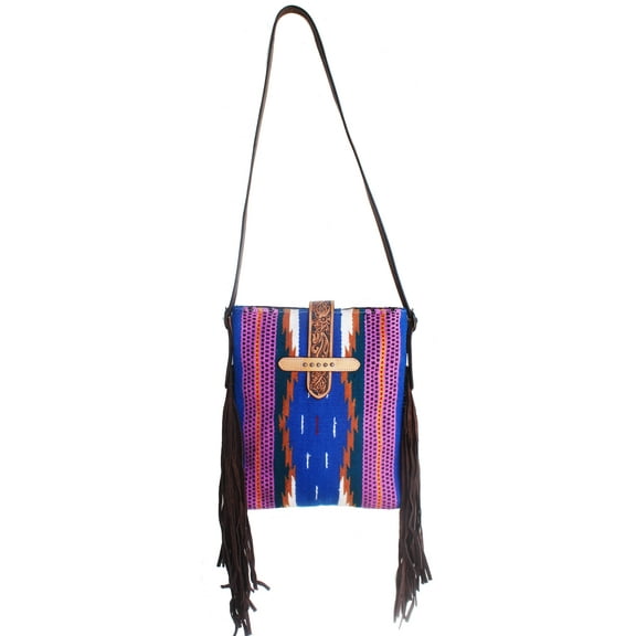 Women's Western Handwoven Wool Rodeo Cowgirl Purse Shoulder Handbag 27FK66