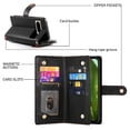 thumbnail image 3 of GANGXUN Étui en Cuir à Rabat pour Google Pixel 8a - Longs et Courts, design wallet, 3 of 5
