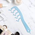 thumbnail image 2 of AMERTEER Portable Z Shape Comb Distribution Seam Comb Hair Root Fluffy  Wide Tooth Large Hair Detangling Comb  Hair Styling Tool for Create Hairline[Blue], 2 of 3