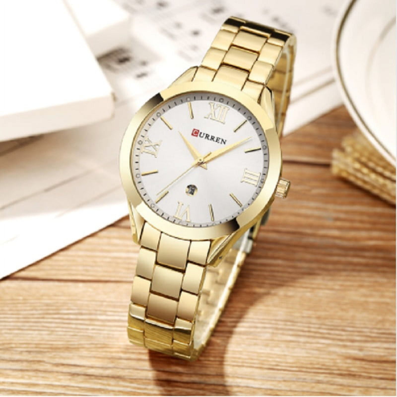 Curren Gold Watch Women Watches Ladies 9007 Steel Women's Bracelet Watches  Female Clock Relogio Feminino Montre Femme - Quartz Wristwatches